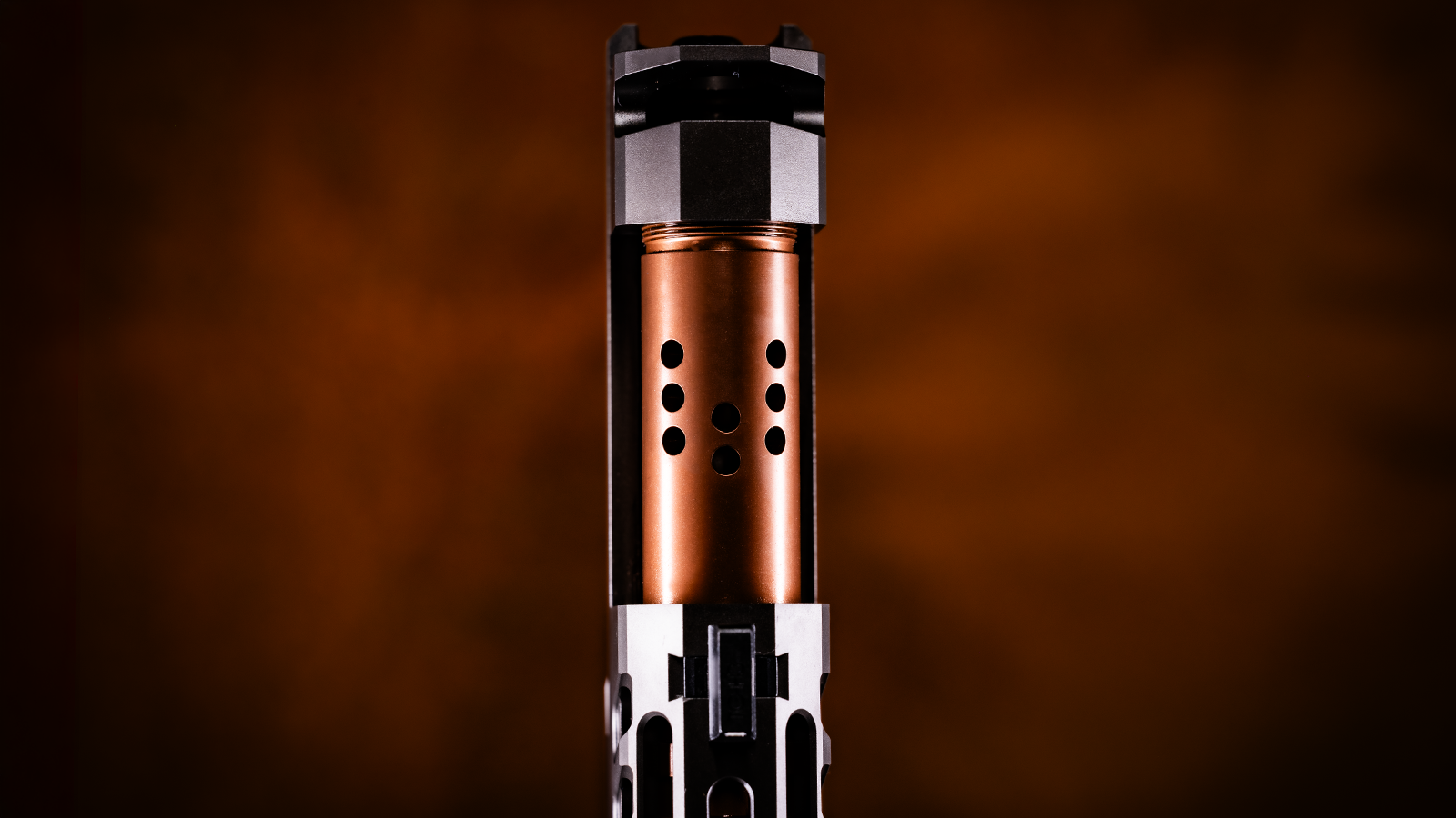 Watchtower Defense Vaelon thread-on compensator detail